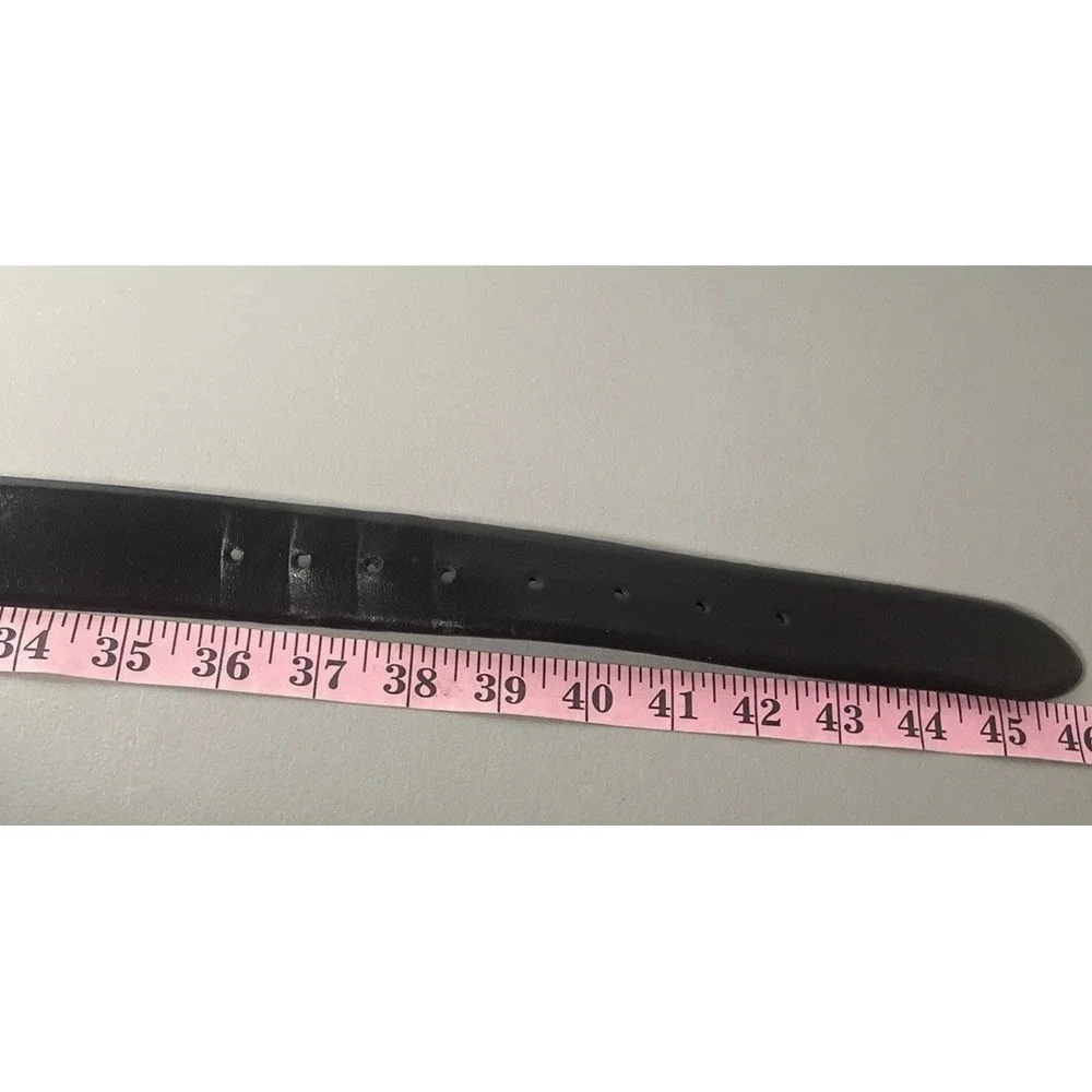 Joseph Abboud‎ Mens Black Genuine Leather Belt Size 38 Handcrafted Italy